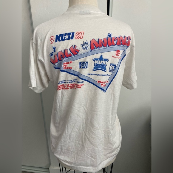 Vintage 1990’s San Diego Animal Walk T-Shirt - Picture 5 of 6